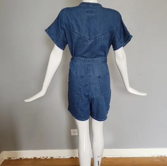 Frank and Oak Kimono Sleeve Romper, BNWT, Size M - Picture 4 of 9